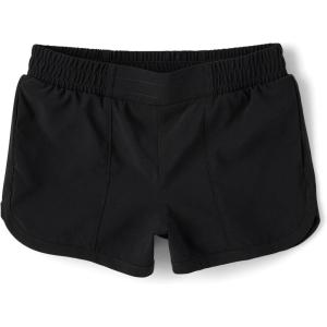 The Children’s Place Baby-Girls and Toddler Active Quick Dry Lined Shorts(Black)