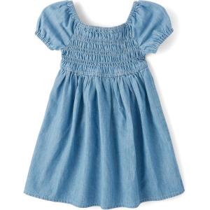 The Children’s Place Baby-Girls and Toddler Short Sleeve Casual Dresses(Cloudless Wash)