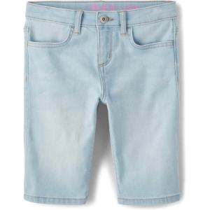 The Children’s Place Girls Twill Skimmer Shorts(Lily Wash)