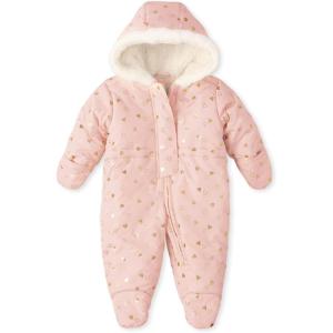 The Children’s Place baby-girls And Newborn Fleece Hoodie Zip Front Bunting Snowsuit