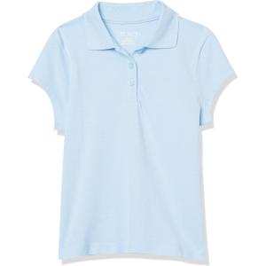 The Children’s Place baby-girls And Toddler Short Sleeve Ruffle Pique Polo(Daybreak)