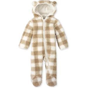 The Children’s Place baby-girls Hoodie Zip-front Sherpa Bunting