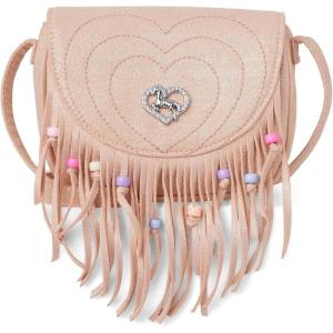 The Children’s Place girls Fashion Bag(Pink Fringe Crossbody)