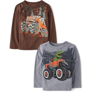 The Children’s Place,Baby Boys,and Toddler Assorted Everyday Long Sleeve Graphic T-Shirts