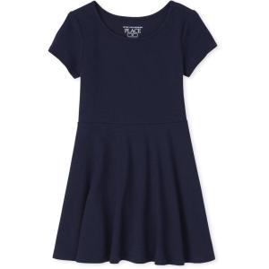 The Children’s Place,and Toddler Girls Short Sleeve Fashion Dress(Tidal Single)