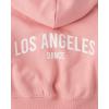 The Children’s Place girls Active Long Sleeve Hooded Sweatshirt(Pink Kiss)