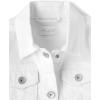 The Children’s Place girls Basic Denim Jacket(White Denim)