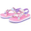 The Children’s Place girls Girls Sporty Sandals With Adjustable Straps(Tie Dye Multi)