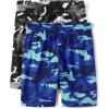 The Children’s Place Boys Performance Basketball Shorts(Camo 2-pack)