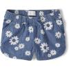 The Children’s Place girls Denim Pull on Shorts(Dahlia Wash)
