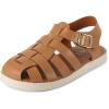 The Children’s Place girls Girls Fisherman Sandals(Tan Platform)