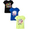 The Children’s Place,Girls,School,Learning Short Sleeve Graphic T-Shirts,3 Pack(First Day of School/Cupcake/Doughnut)