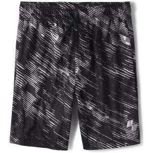 The Children’s Place Boys Performance Basketball Shorts(Black/White)