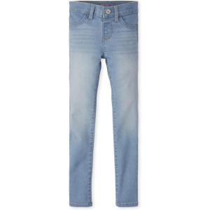 The Children’s Place Girls Stretch Denim Jeggings(Light Blue Wash Single)