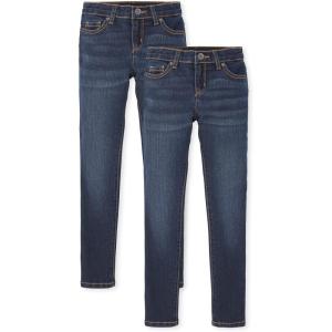 The Children’s Place Girls Super Skinny Jeans(Dark Twilight 2-pack)