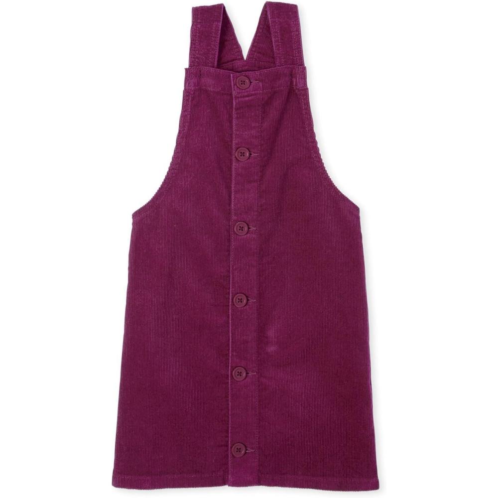imageThe Childrens Place Girls Overall DressRose Parade Corduroy