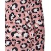 The Children’s Place girls Girls Long Sleeve Leopard 3 in 1 Jacket and Sleeveless Solid Snow Overalls 2-piece Snow Set 2-pack(Sachet Pink)