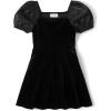 The Children’s Place Girls’ Short Sleeve Dressy Dresses(Black Velour)