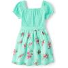 The Children’s Place Girls’ Short Sleeve Dressy Dresses(Min Tea Floral)