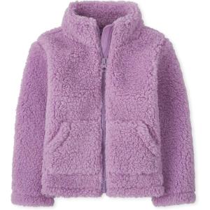 The Children’s Place baby-girls Toddler Sherpa Jacket(Amethyst)
