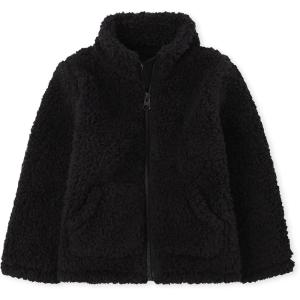 The Children’s Place baby-girls Toddler Sherpa Jacket(Black)