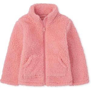 The Children’s Place baby-girls Toddler Sherpa Jacket(Sachet Pink)