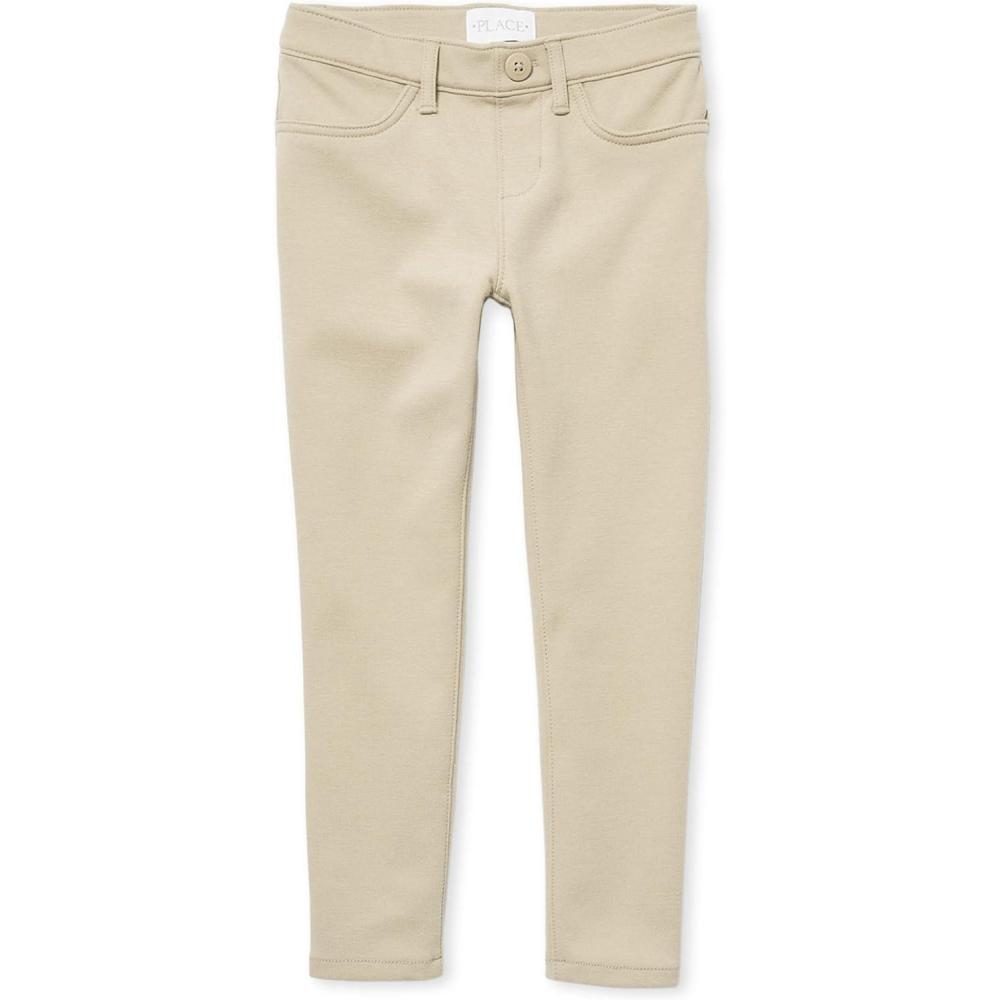 imageThe Childrens Place girls Ponte Knit Pull on JeggingsSandy Single