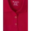 The Children’s Place Girls’ Long Sleeve Pique Polo(Ruby Single)