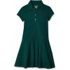 The Children’S Place Girls Short Sleeve Picque Polo Dress(Forest)