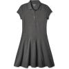 The Children’S Place Girls Short Sleeve Picque Polo Dress(Heather Grey)