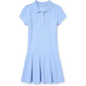 The Children’S Place Girls Short Sleeve Picque Polo Dress(Light Blue)