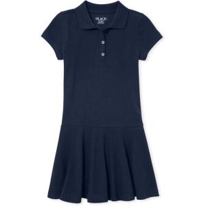 The Children’S Place Girls Short Sleeve Picque Polo Dress(Tidal)