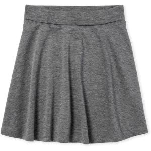 The Children’s Place Girls’ Uniform Pleated Skort(Dk Heather Gray Single)