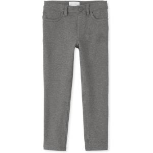 The Children’s Place girls Ponte Knit Pull on Jeggings(Heather Gray)