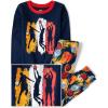 The Children’s Place boys 100% Cotton Long Sleeve Top and Pants,2 Piece Pajama Set(Basketball)