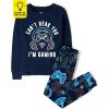 The Children’s Place boys 100% Cotton Long Sleeve Top and Pants,2 Piece Pajama Set(Im Gaming)