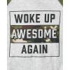 The Children’s Place boys 100% Cotton Long Sleeve Top and Pants,2 Piece Pajama Set(Woke Up Awesome)