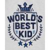 The Children’s Place boys 100% Cotton Long Sleeve Top and Pants,2 Piece Pajama Set(Worlds Best Kid)
