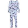 The Children’s Place baby-girls And Toddler Snug Fit 100% Cotton One Piece Zip Front Footed Pajama(Blue Butterflies)