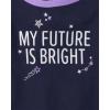 The Children’s Place Baby Girls And Toddler Long Sleeve Top and Pants Snug Fit 100% Cotton 2 Piece Pajama Set(My Future is Bright)