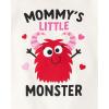 The Children’s Place Baby Girls And Toddler Long Sleeve Top and Pants Snug Fit 100% Cotton 2 Piece Pajama Set(Vday Monster)