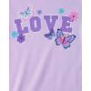 The Children’s Place girls Long Sleeve Top and Pants Snug Fit 100% Cotton 2 Piece Pajama Set(Purple Love)