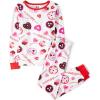 The Children’s Place girls Long Sleeve Top and Pants Snug Fit 100% Cotton 2 Piece Pajama Set(Candy)