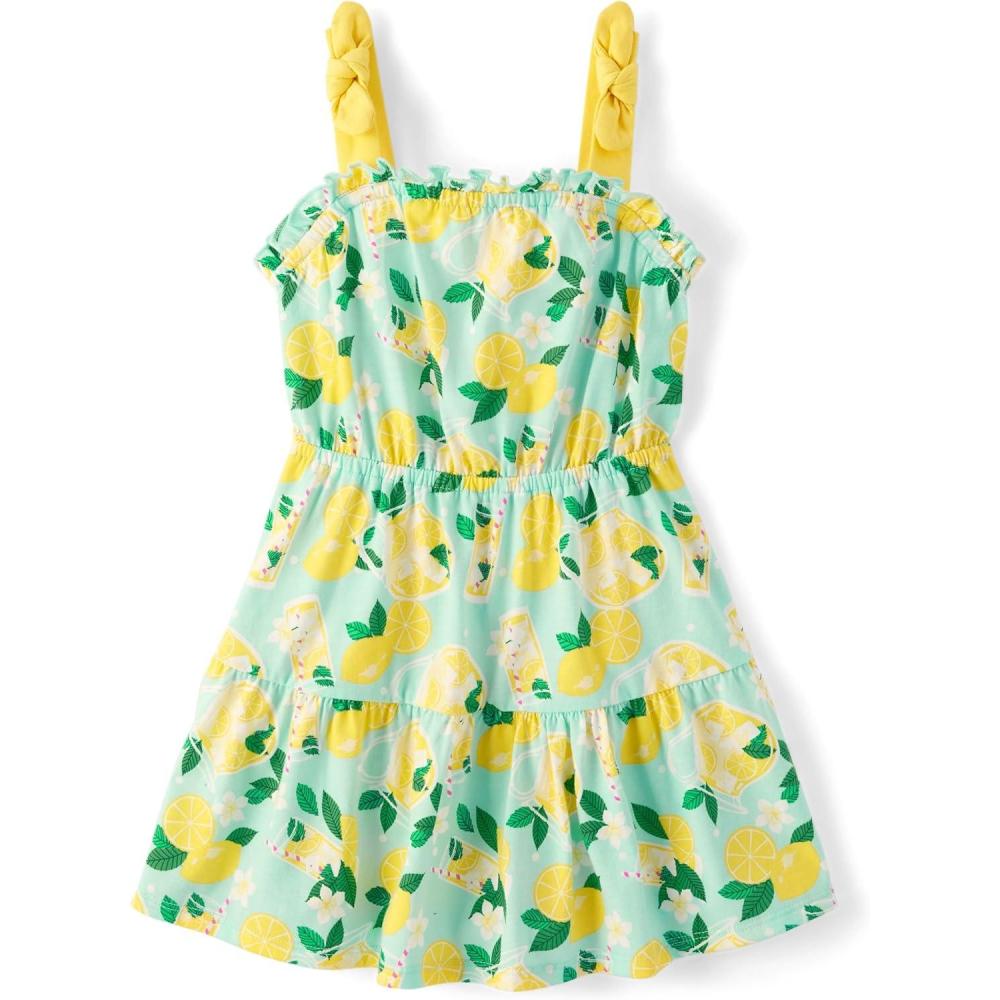 imageThe Childrens Place Girls Short Sleeve Dressy DressAllover Lemonade