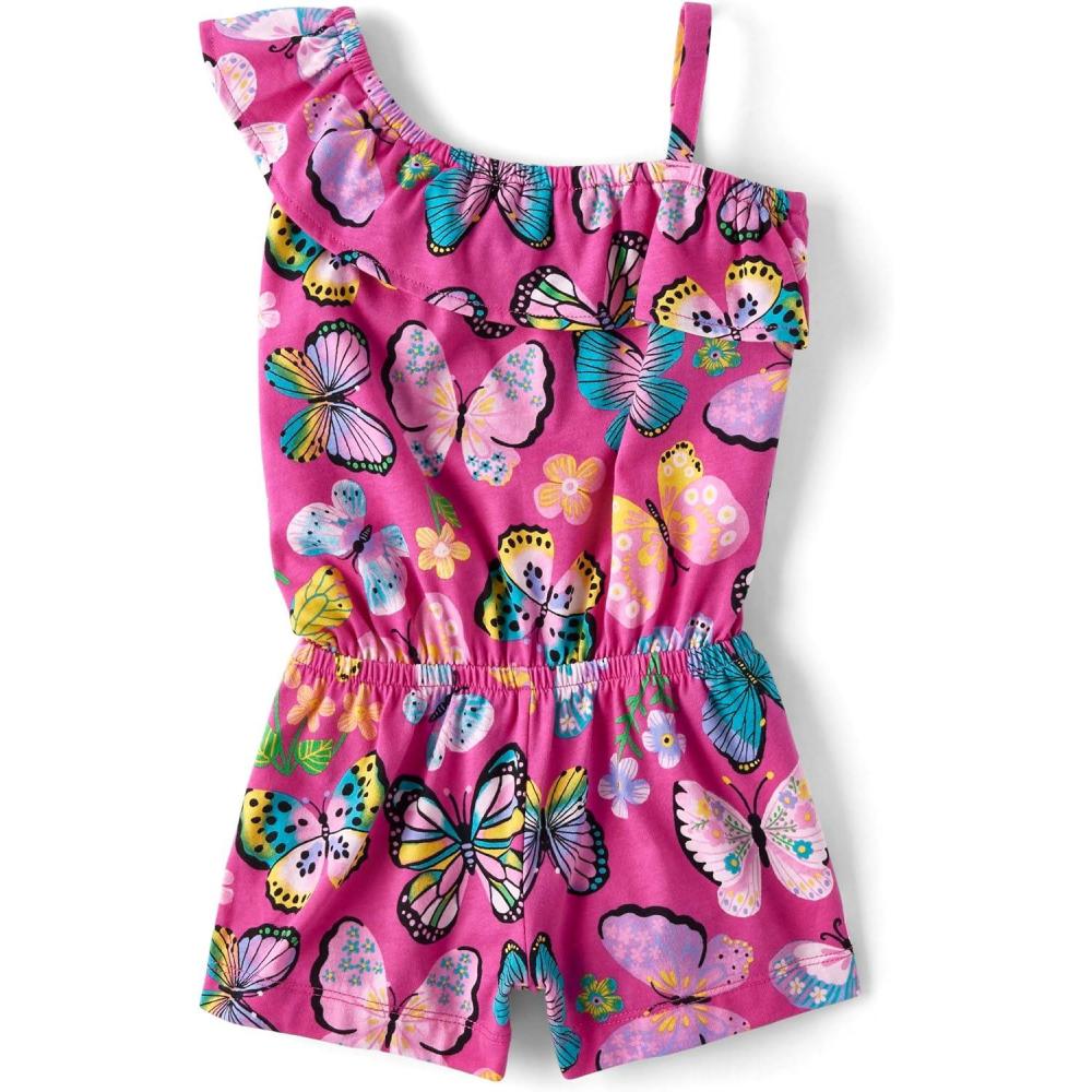 imageThe Childrens Place babygirls And Toddler Printed RompersPerfectly Pink