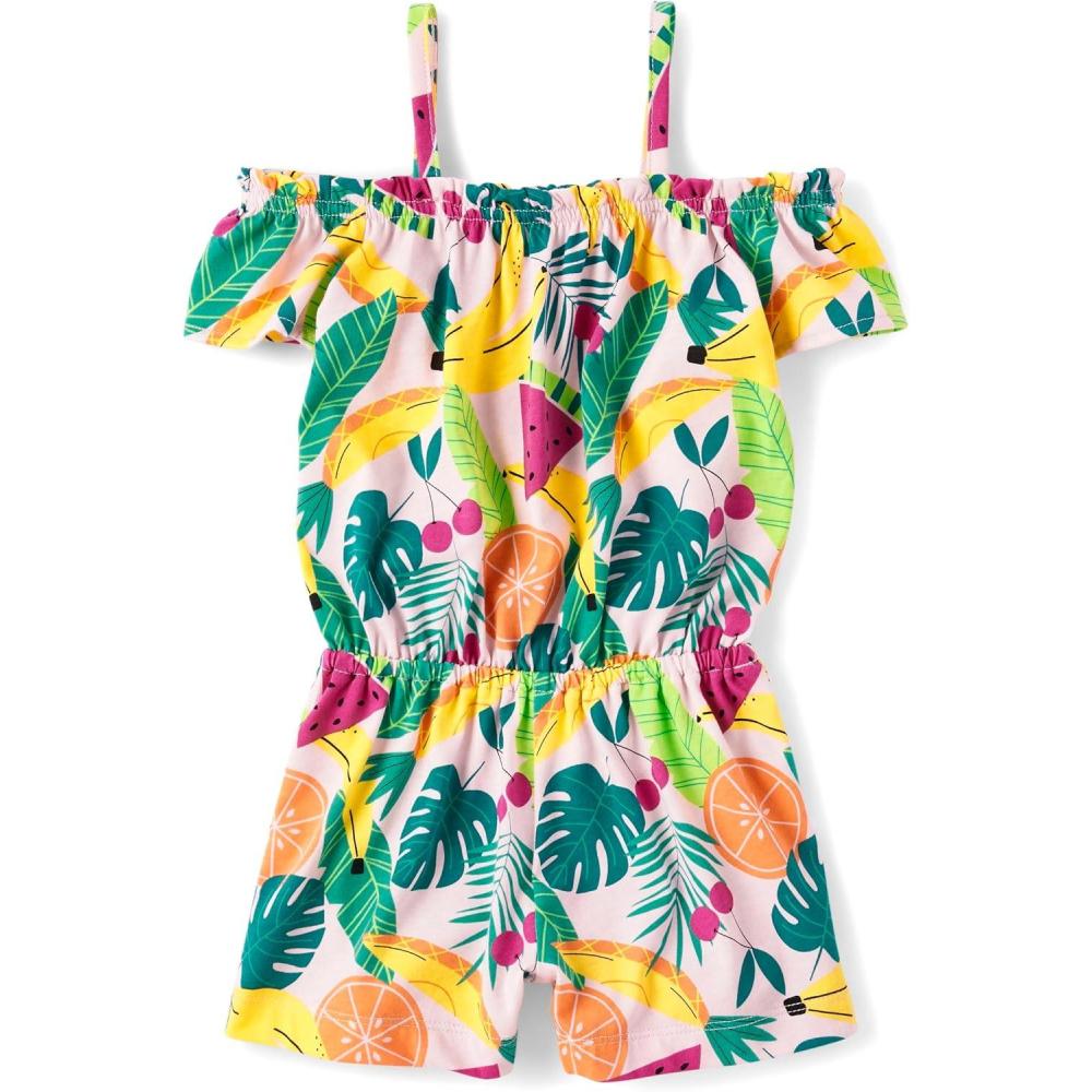 imageThe Childrens Place babygirls And Toddler Printed RompersRose Mist Floral