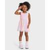 The Children’s Place Baby-Girls and Toddler Tiered Dress, Short Sleeve(Rainbow Mesh)