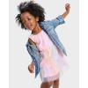 The Children’s Place Baby-Girls and Toddler Tiered Dress, Short Sleeve(Rainbow Mesh)