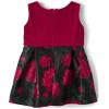 The Children’s Place,and Toddler Short Sleeve Dressy Dress(Berry Jam Floral)
