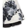 The Children’s Place,and Toddler Short Sleeve Dressy Dress(Black White Floral)